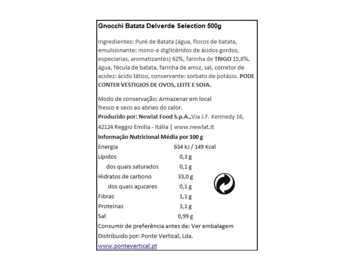 GNOCCHI DELVERDE 500G image number 1