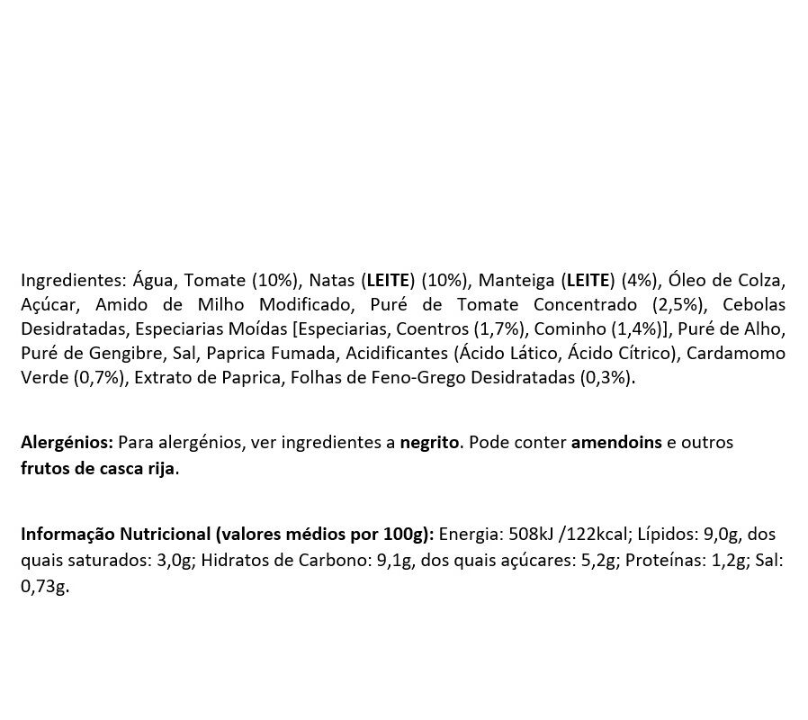 MOLHO INDIANO PATAKS BUTTER CHICKEN 450G image number 1