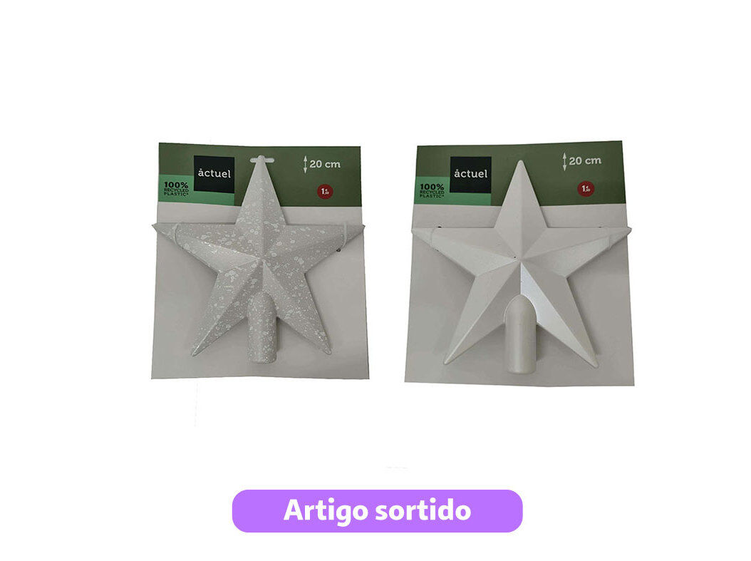 TERMINAL &Aacute;RVORE ACTUEL BRANCO 20CM MODELOS SORTIDOS image number 0