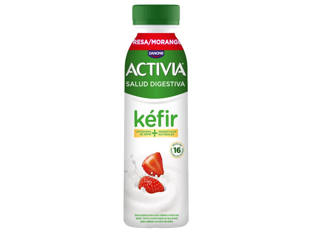 KEFIR ACTIVIA MORANGO 280G image number 0
