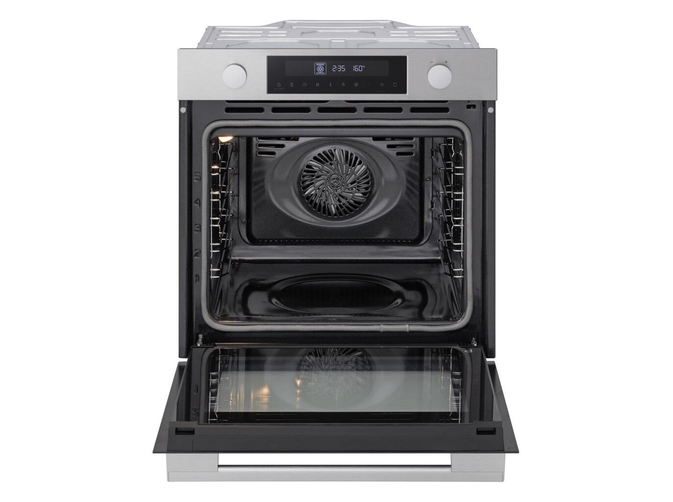 FORNO DE ENCASTRE LG WS5D7230S INOX 72L PIROLITICO image number 2