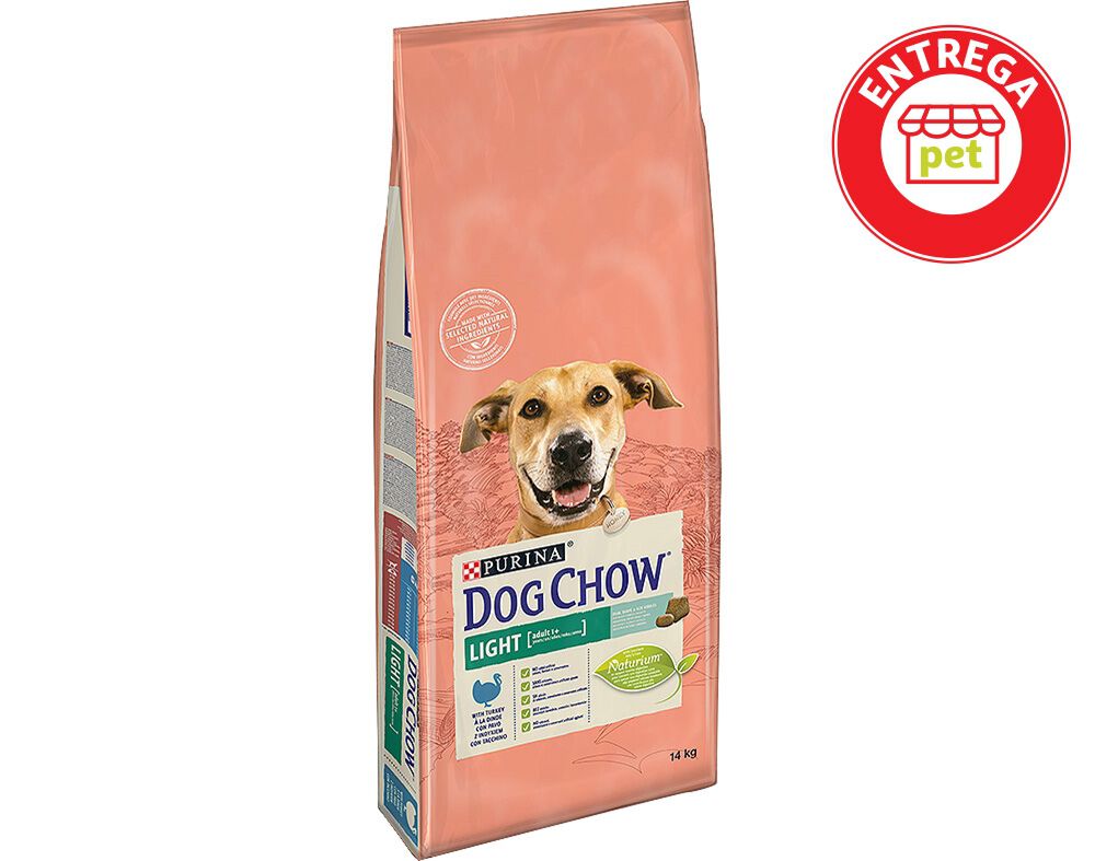 RA&Ccedil;&Atilde;O PARA C&Atilde;O DOG CHOW LIGHT COM PERU 14KG image number 1