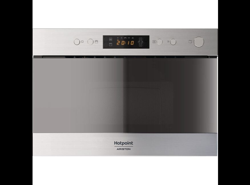 MICRO ONDAS COM GRILL ENCASTRE HOTPOINT MN214 IXHA INOX 22L