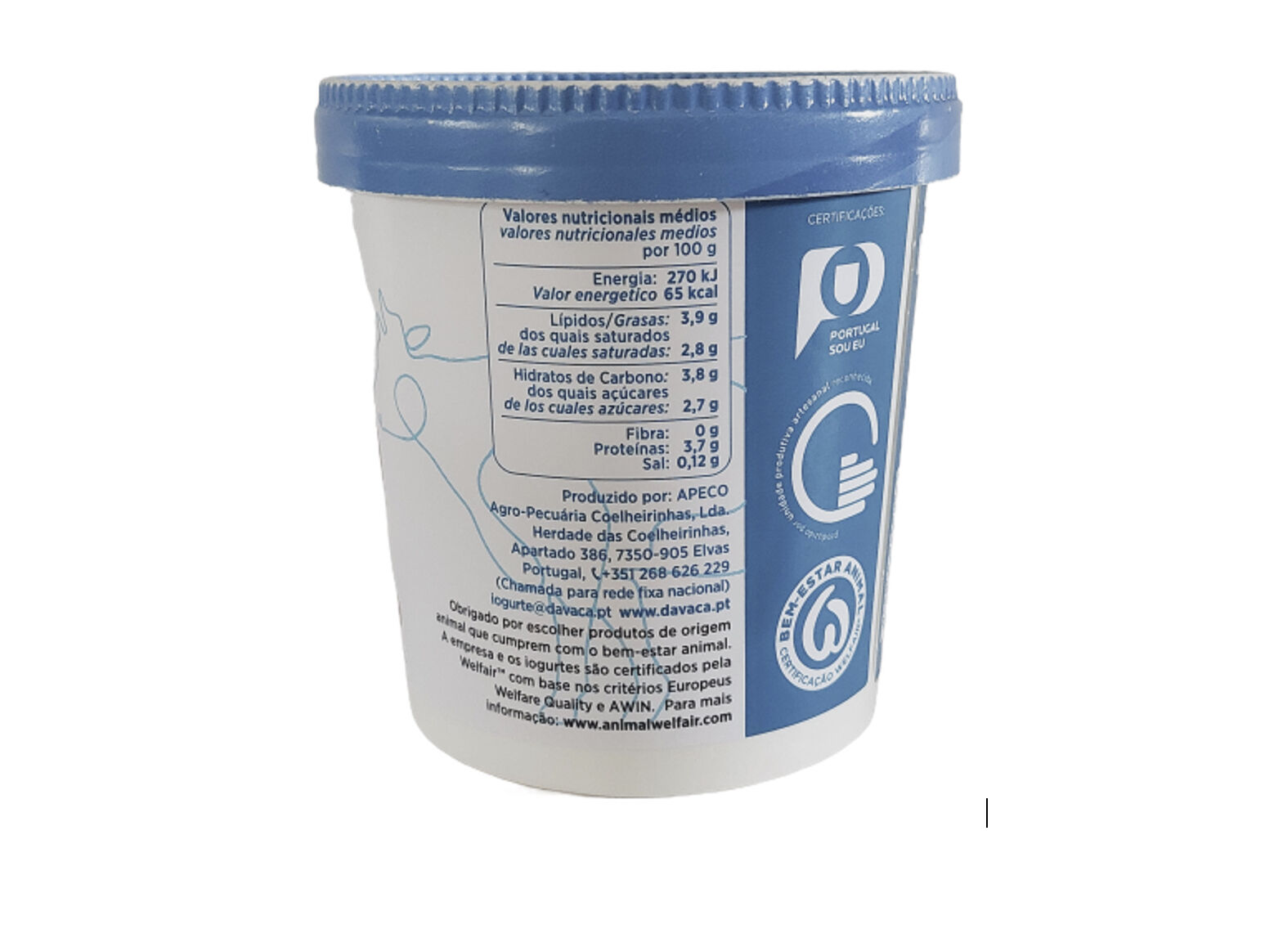 IOGURTE DAVACA NATURAL 400G image number 2