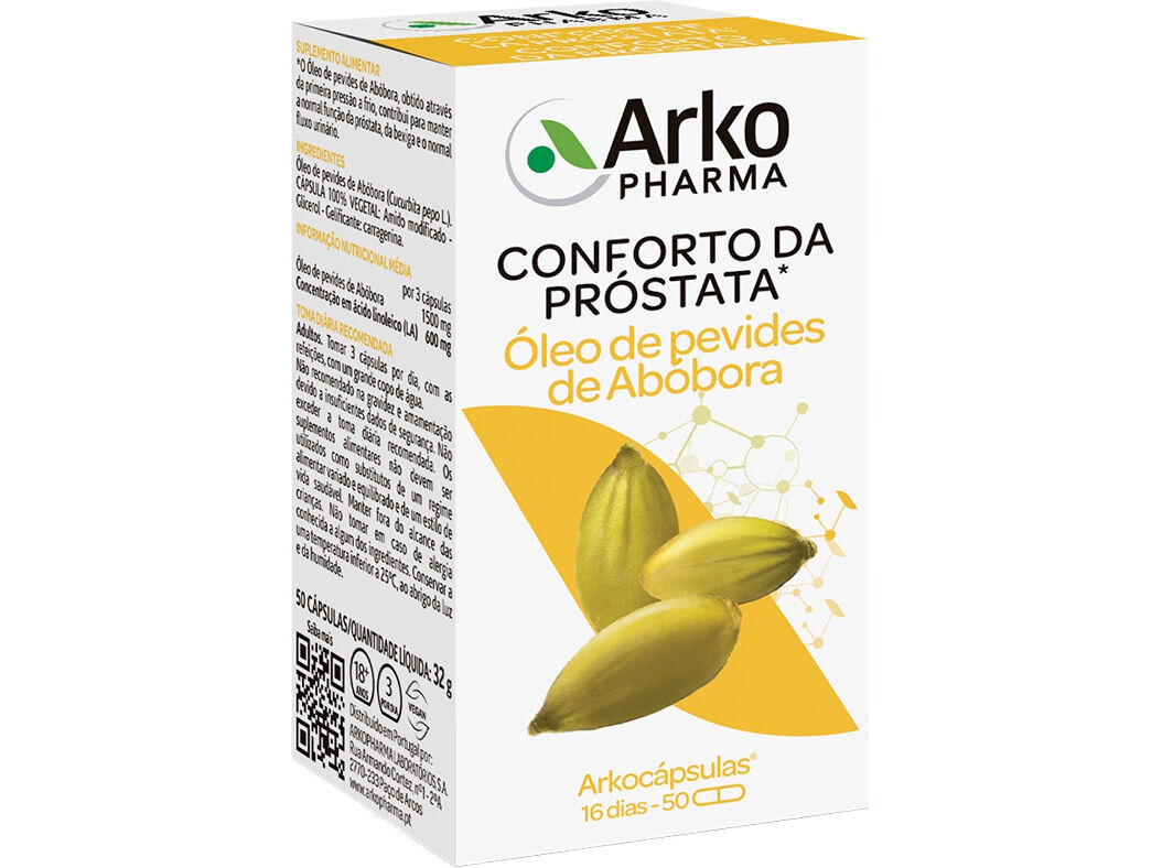 SUPLEMENTO ARKOPHARMA &Oacute;LEO PEVIDES DE AB&Oacute;BORA 50 CAPSULAS