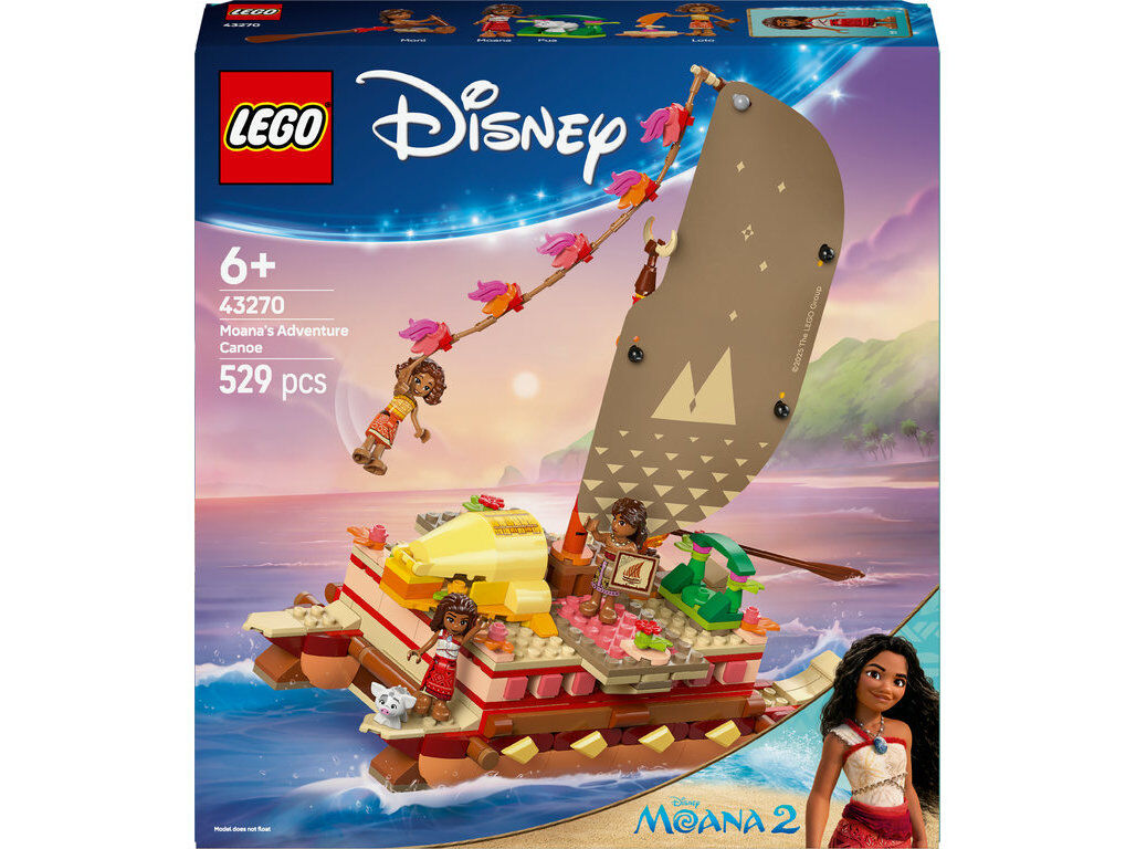 CANOA DA VAIANA LEGO DISNEY PRINCESAS 43270 image number 0