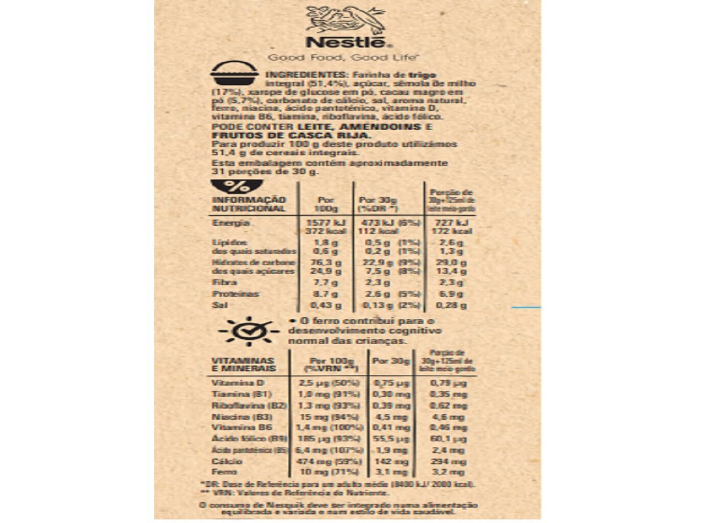 CEREAIS NESQUIK 950G image number 1