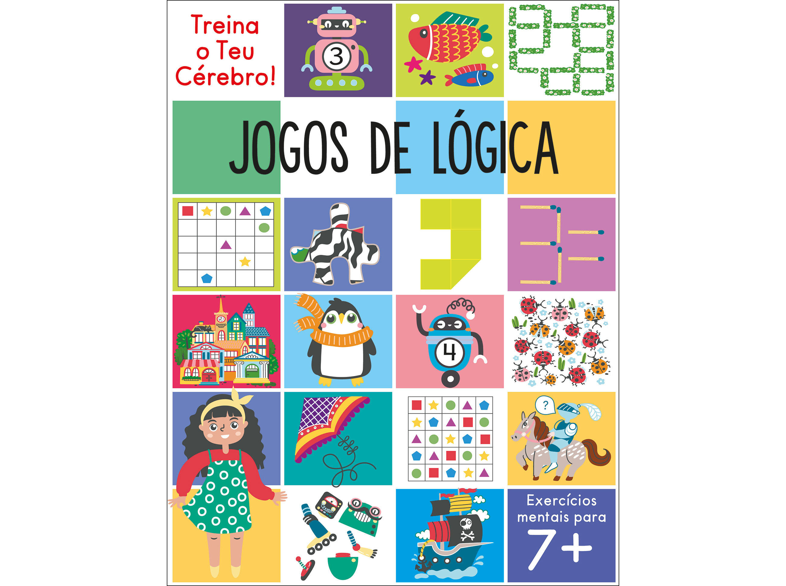 LIVRO TREINA O TEU C&Eacute;REBRO! JOGOS DE L&Oacute;GICA image number 0