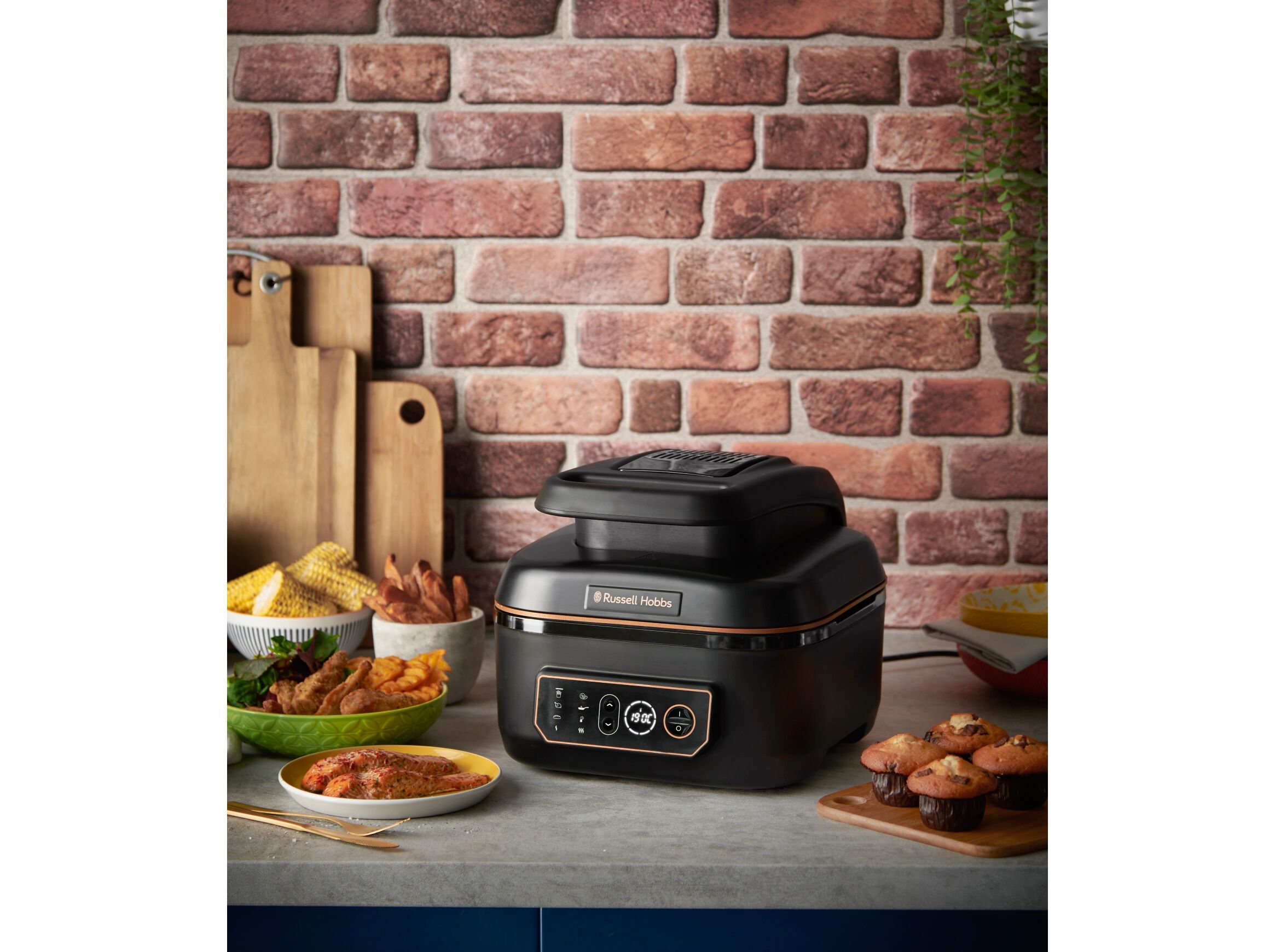 FRITADEIRA SEM &Oacute;LEO RUSSELL HOBBS SATISFRY AIR & GRILL MULTI COOKER 5.5 L image number 5
