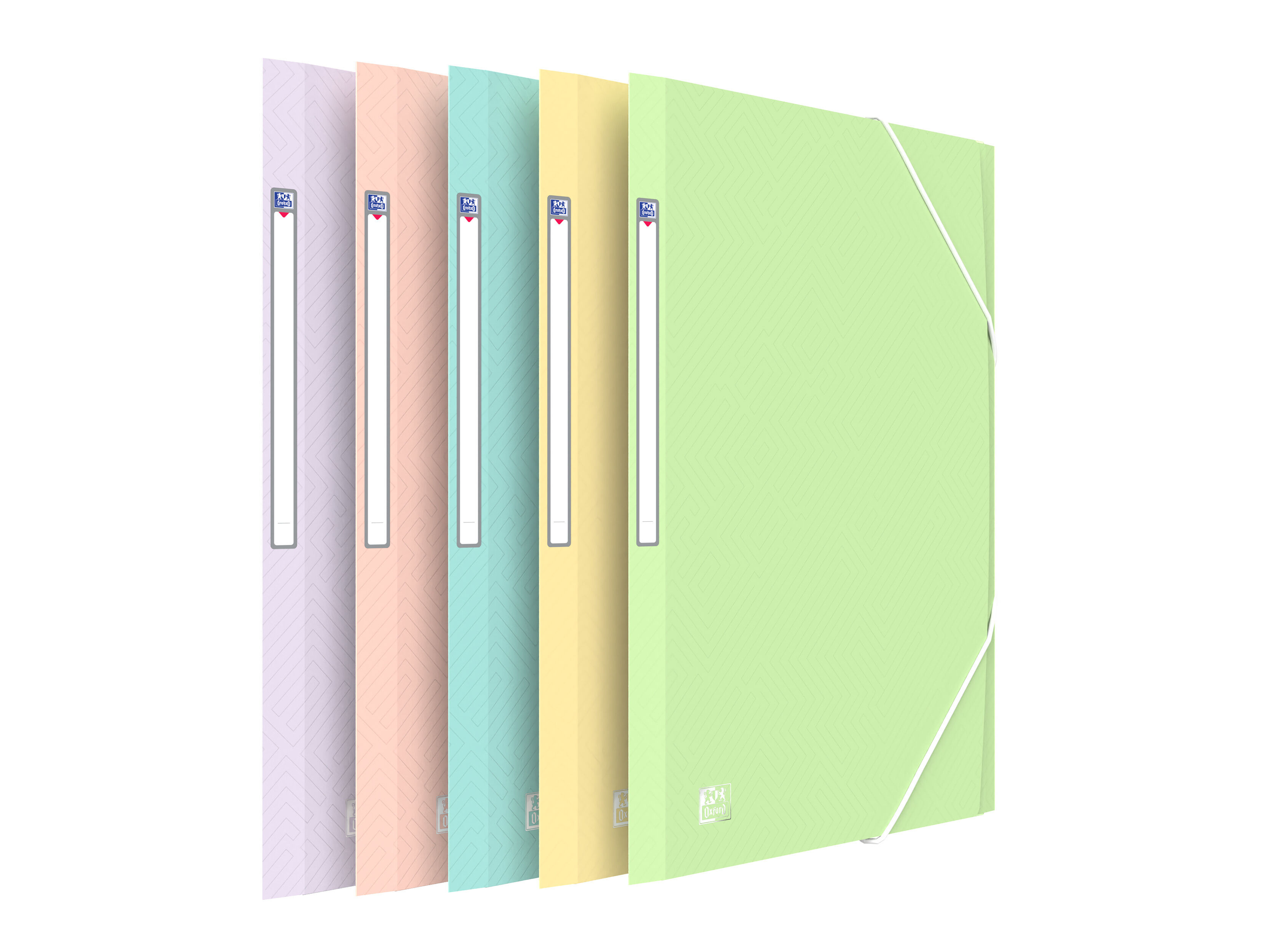 CAPA DE EL&Aacute;STICOS A4 URBAN OXFORD PASTEL CORES SORTIDAS image number 1