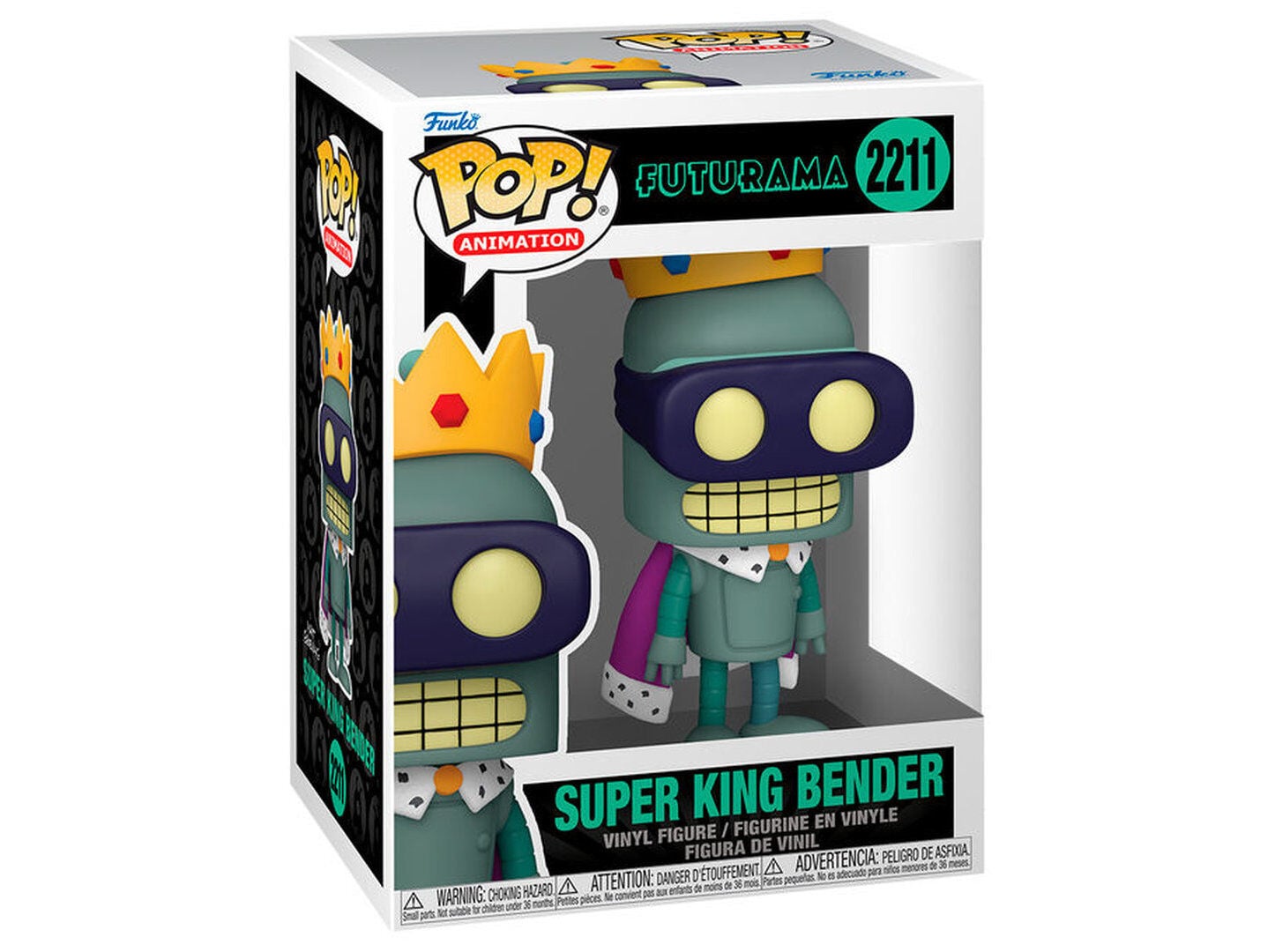 FIGURA POP! FUTURAMA S5- SUPER KING BENDER image number 0