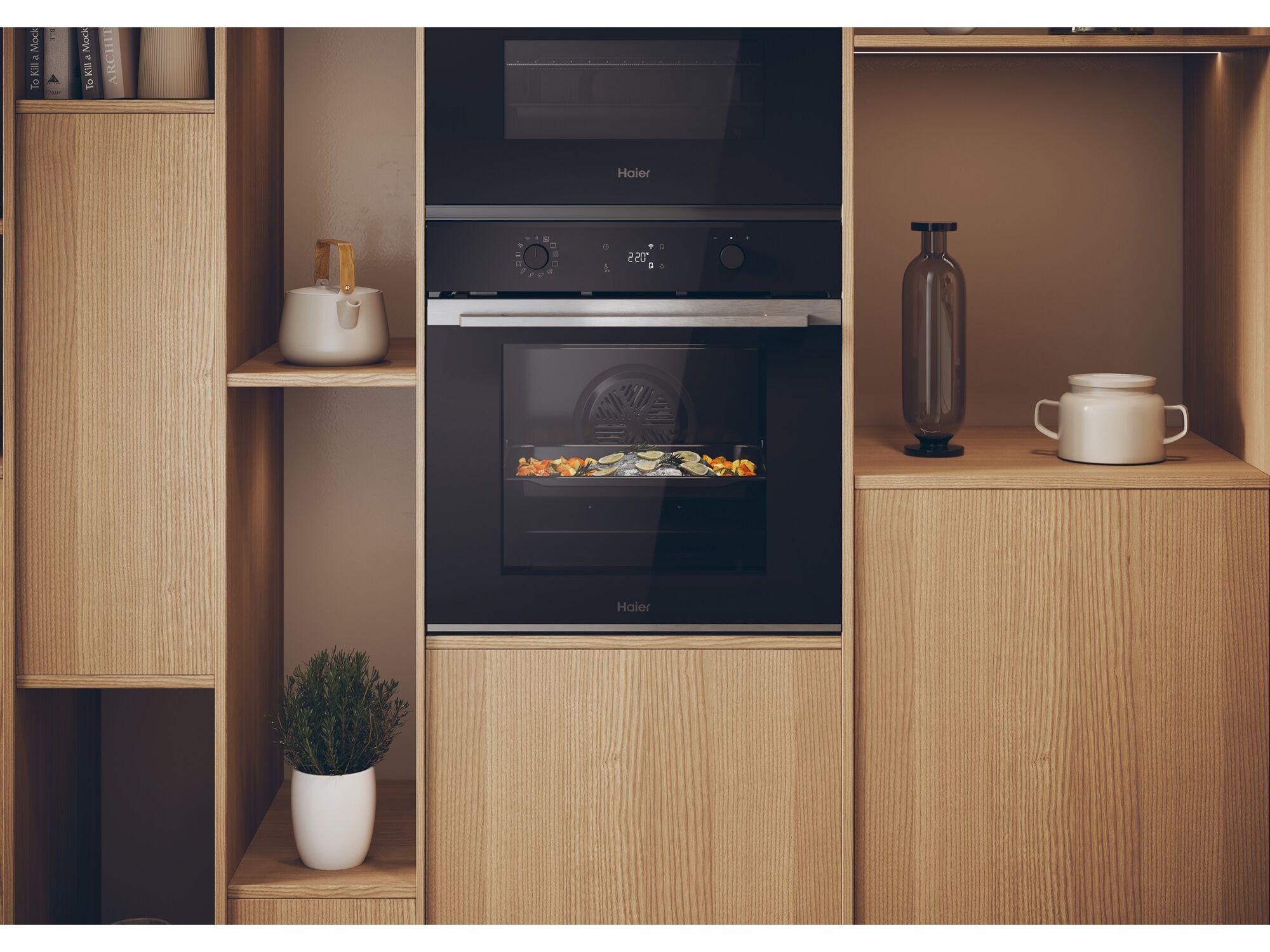 FORNO MULTIFUN&Ccedil;&Otilde;ES HAIER H6 ID2P5B3YTX A++ 78 L image number 16