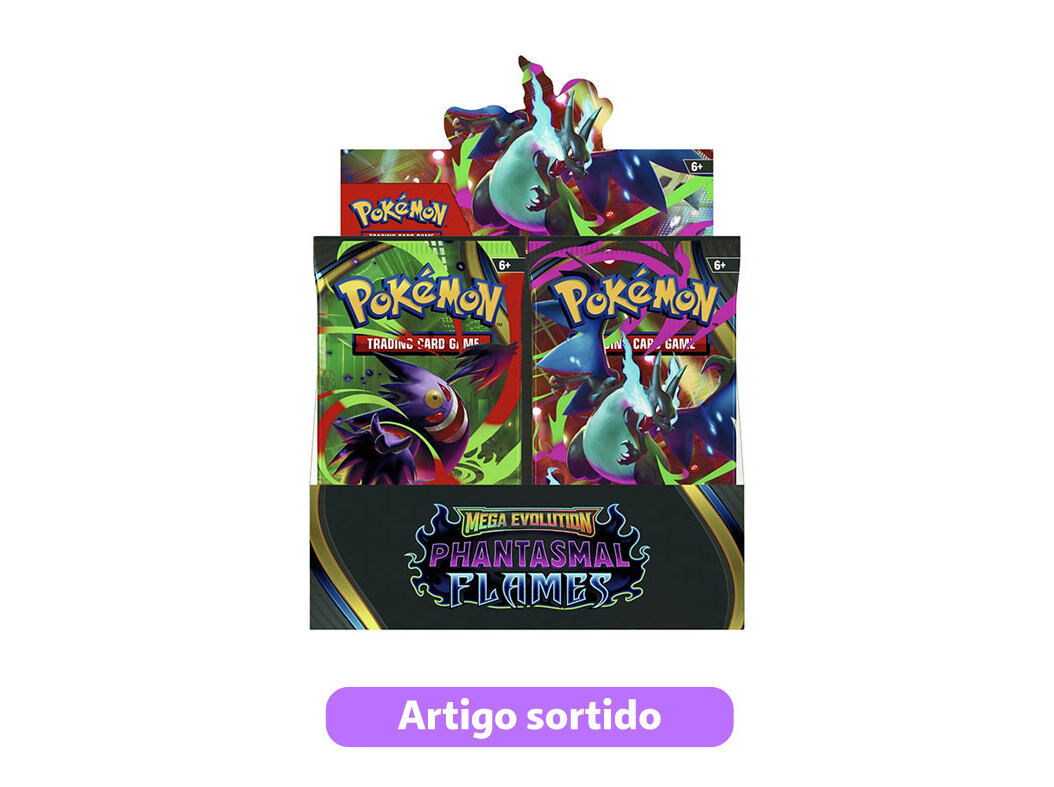 PACK 1 BOOSTER POK&Eacute;MON PHANTASMAL FLAMES MODELOS SORTIDOS