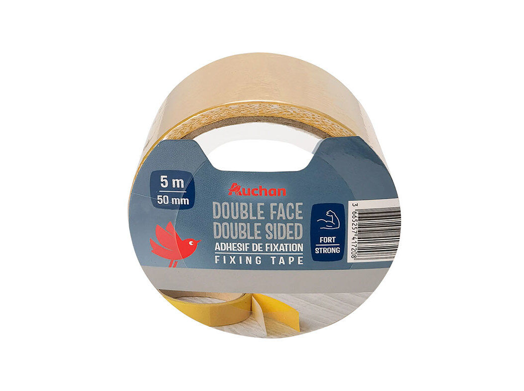 FITA DUPLA FACE AUCHAN EXTRA 50MMX5M