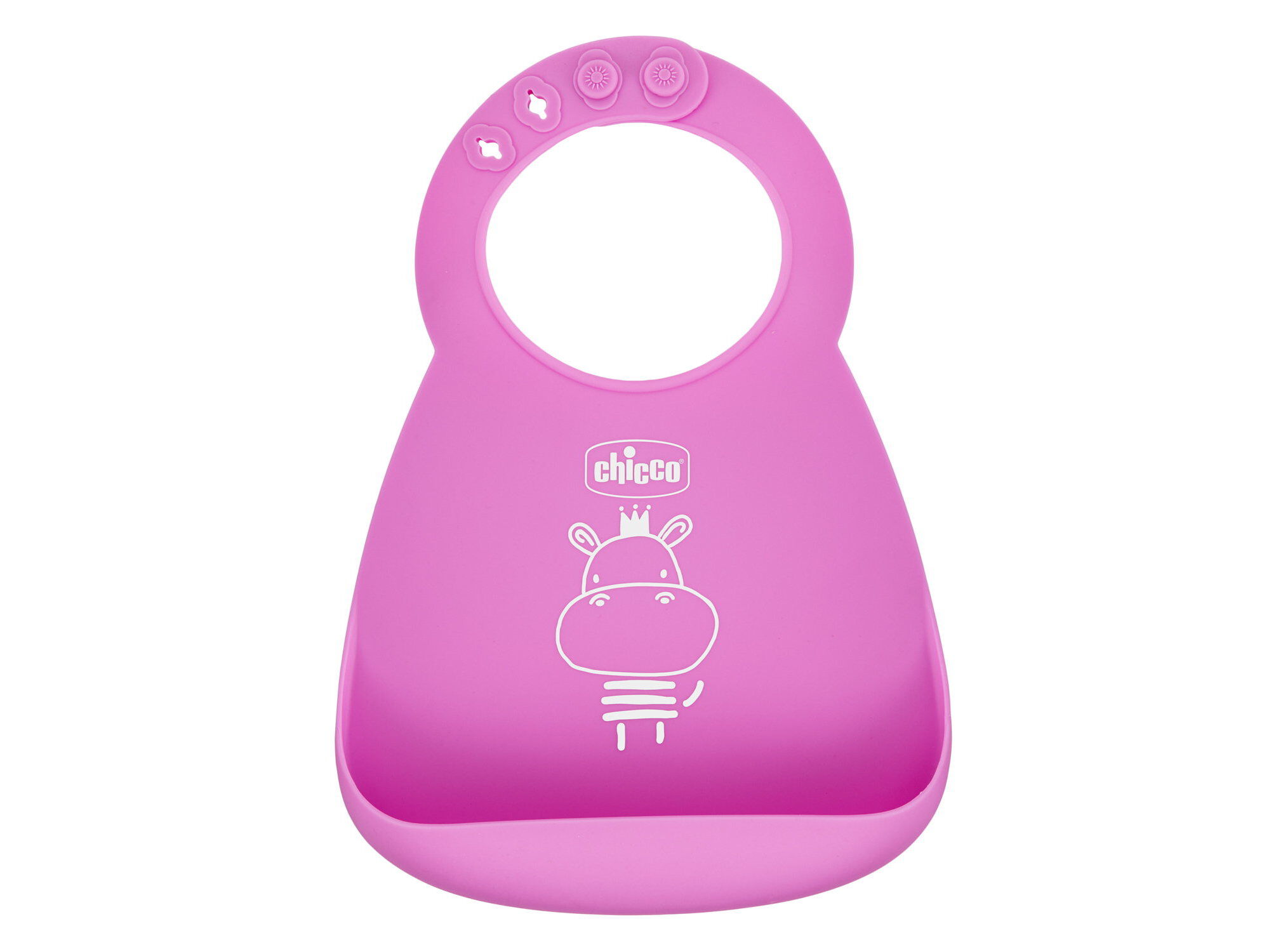 BABETE CHICCO SILICONE ROSA 6M+ image number 0