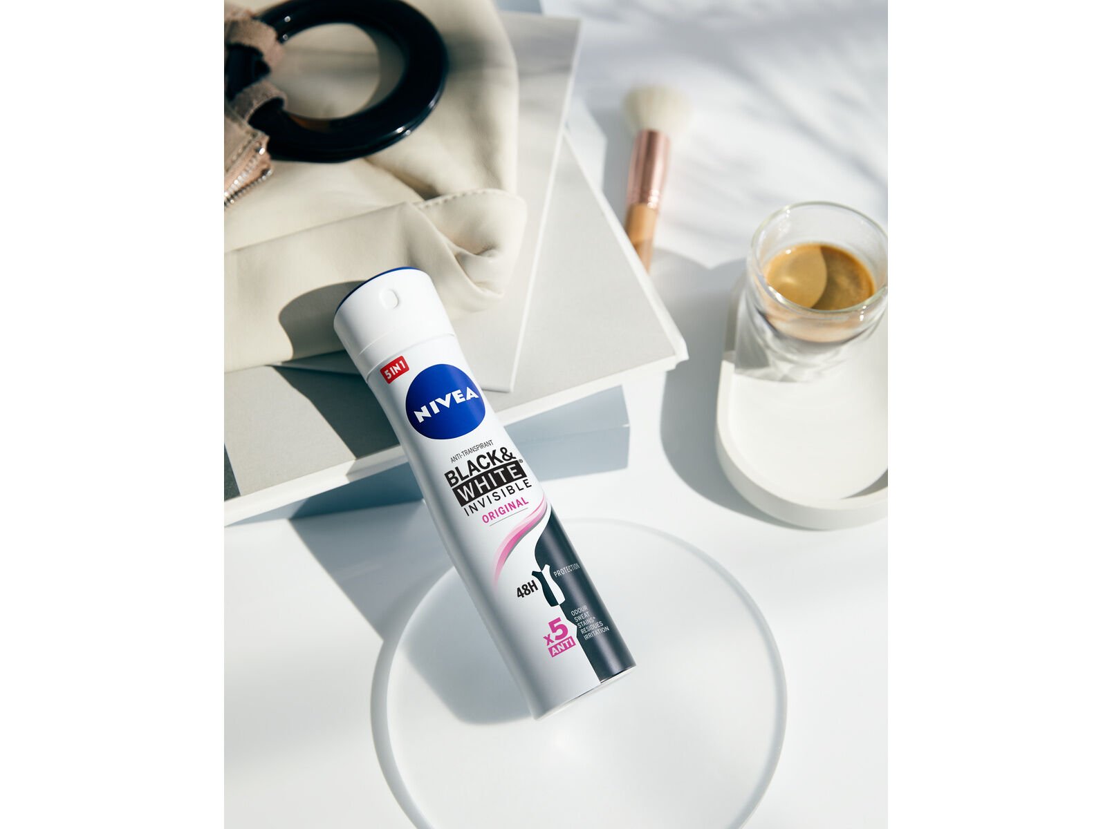 Desodorizante Spray Invisible for Black & White Original NIVEA 150 ml image number 2