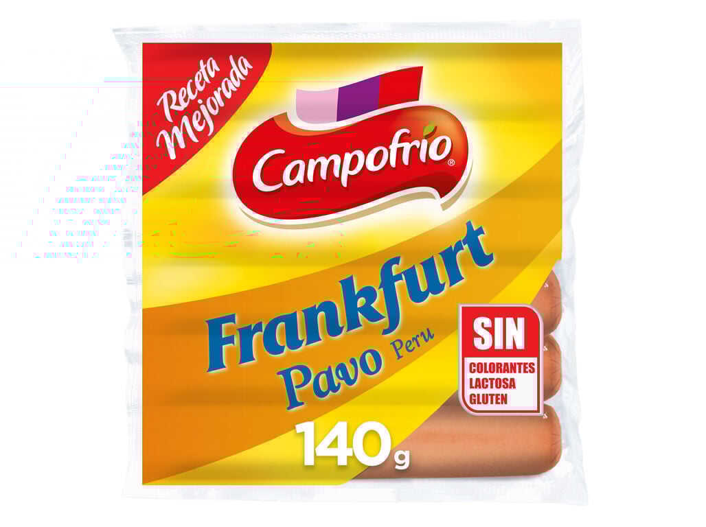 SALSICHAS PERU CAMPOFRIO FRANKFURT 140 G image number 1