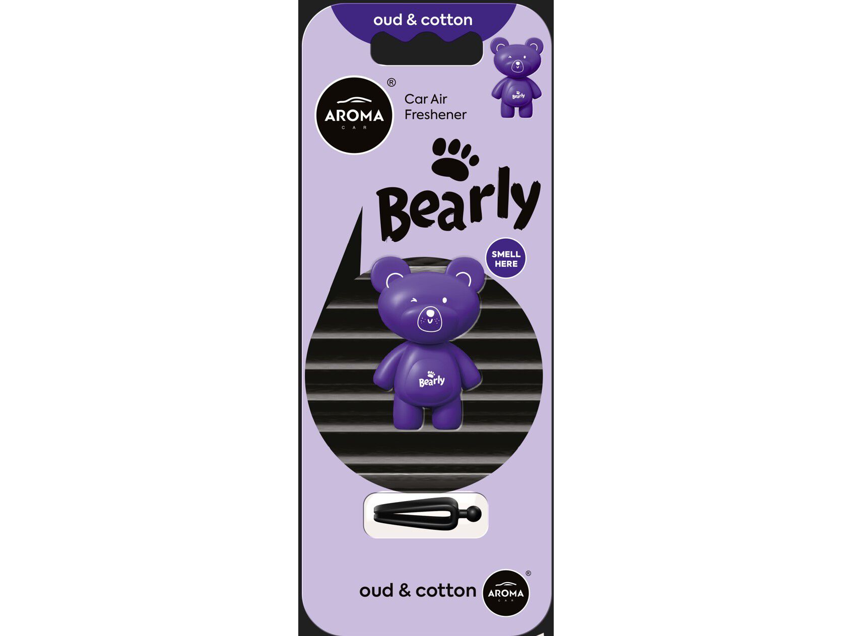 AMBIENTADOR AUTO AROMA CAR BEARLY 10G OUD&COTTON image number 1