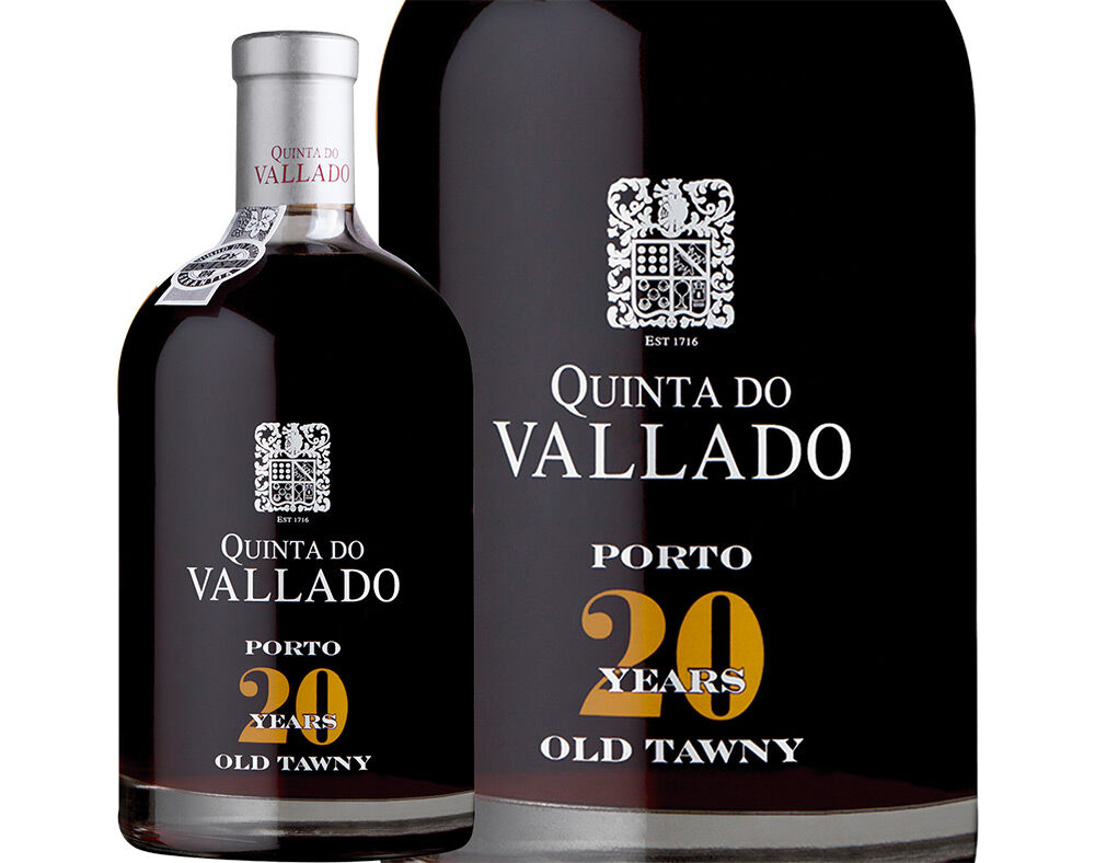 VINHO PORTO QUINTA DO VALLADO TAWNY 20 ANOS 0.50L