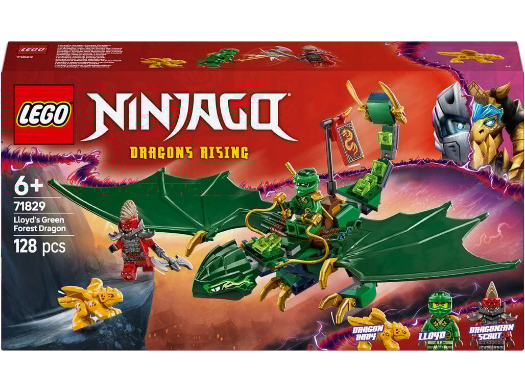 DRAG&Atilde;O FLORESTA LLOYD LEGO NINJAGO 71829