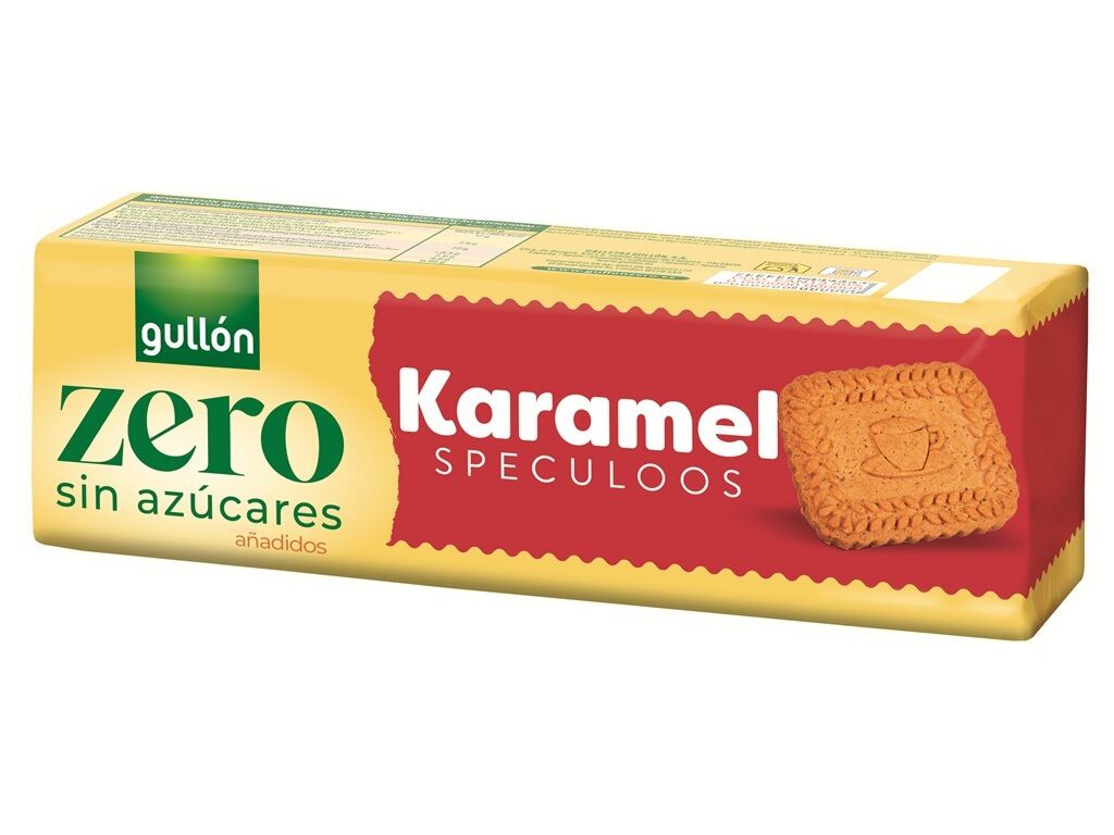 BOLACHAS GULLON ZERO KARAMEL SPECULOOS 190G image number 0