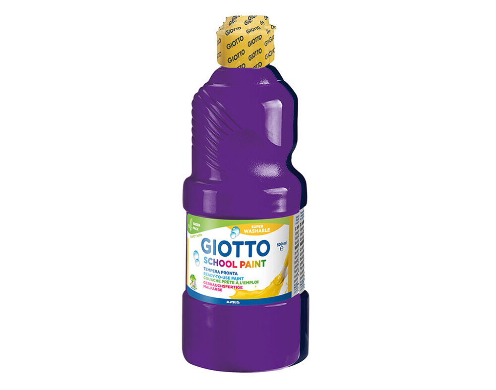 GUACHE SCHOOL PAINT GIOTTO VIOLETA 500ML image number 0