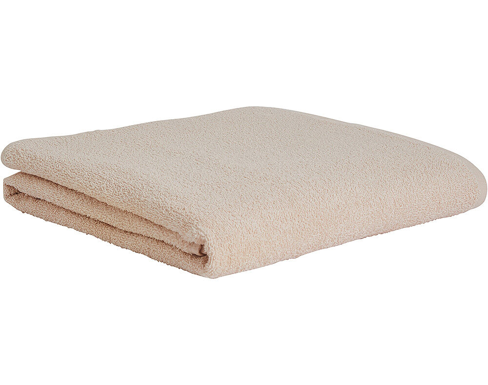 LEN&Ccedil;OL DE BANHO AUCHAN ESSENCIAL 300G BEGE 100X150CM