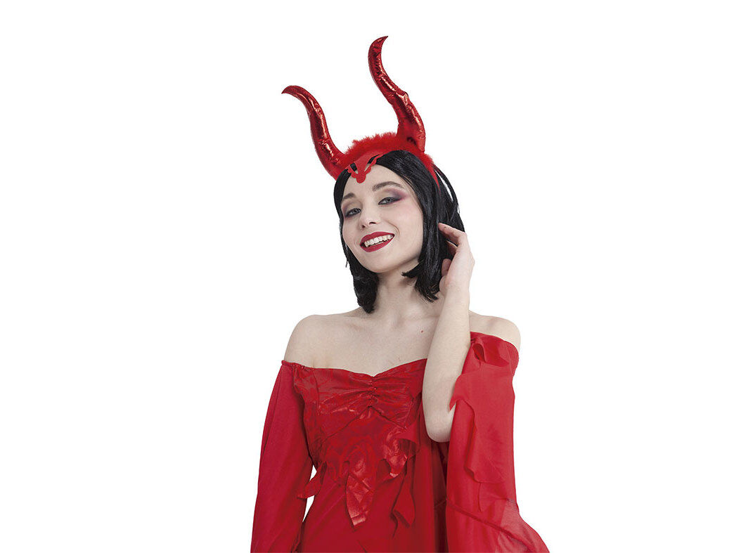 DIADEMA MALVADA RUBIES VERMELHO