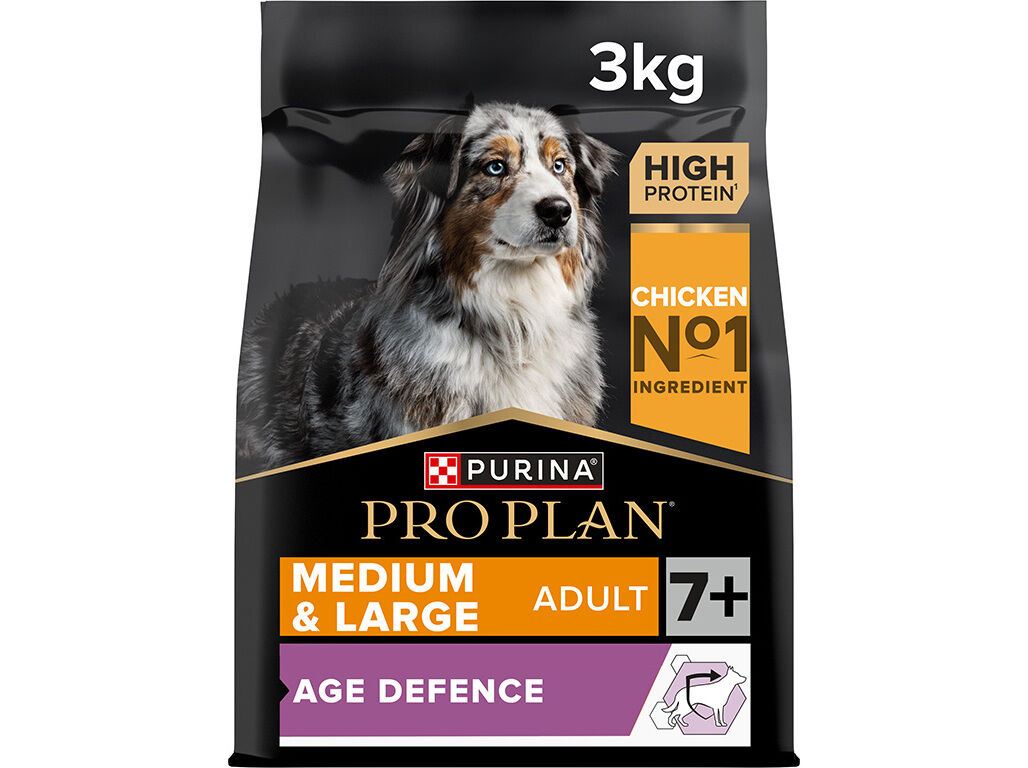 RA&Atilde;&Atilde;O C&Atilde;O PRO PLAN MEDIUM&LARGE 7+ FRANGO 3KG* image number 0