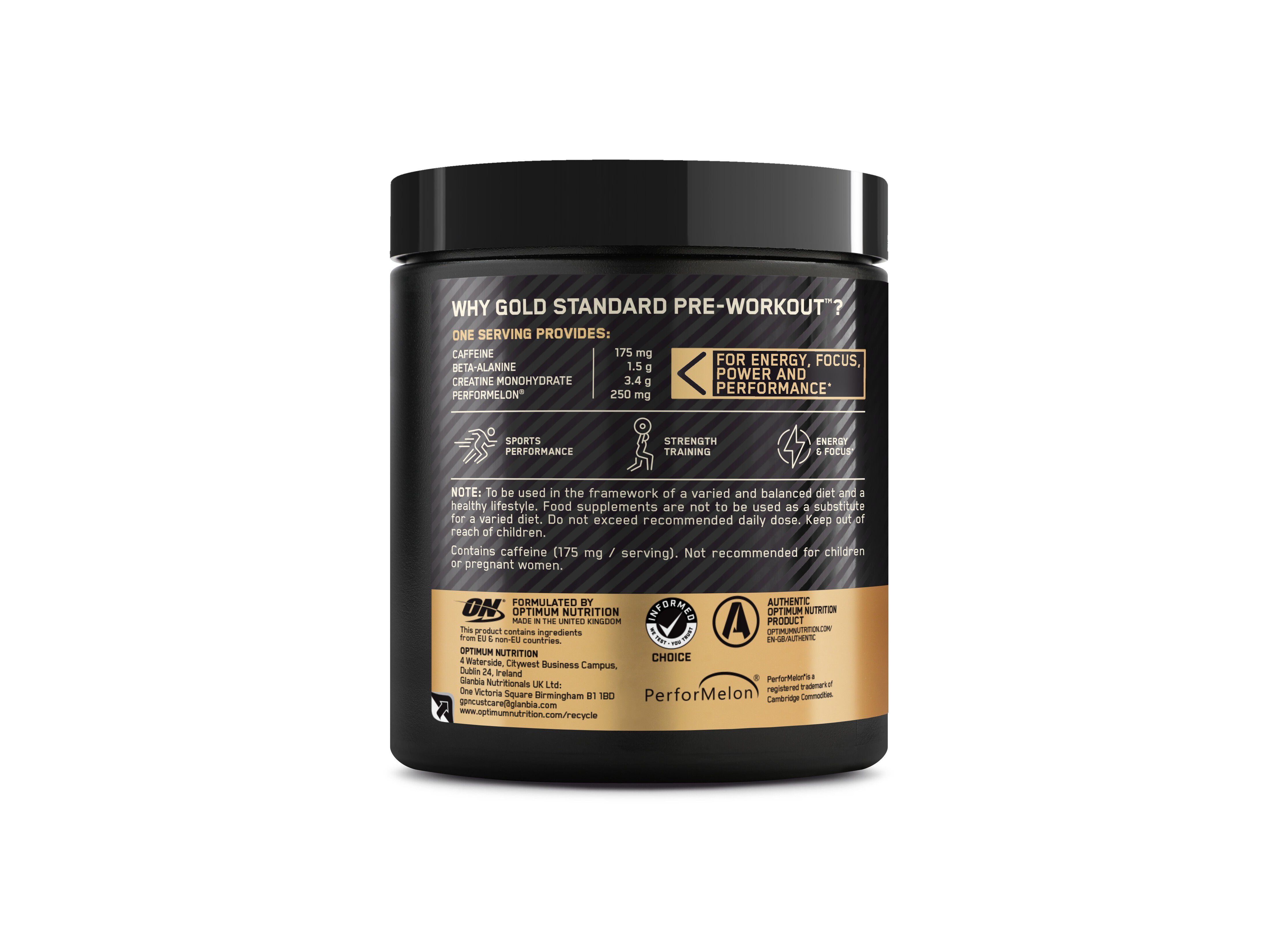 PRE WORKOUT OPTIM NUT MELANCIA 300G image number 1