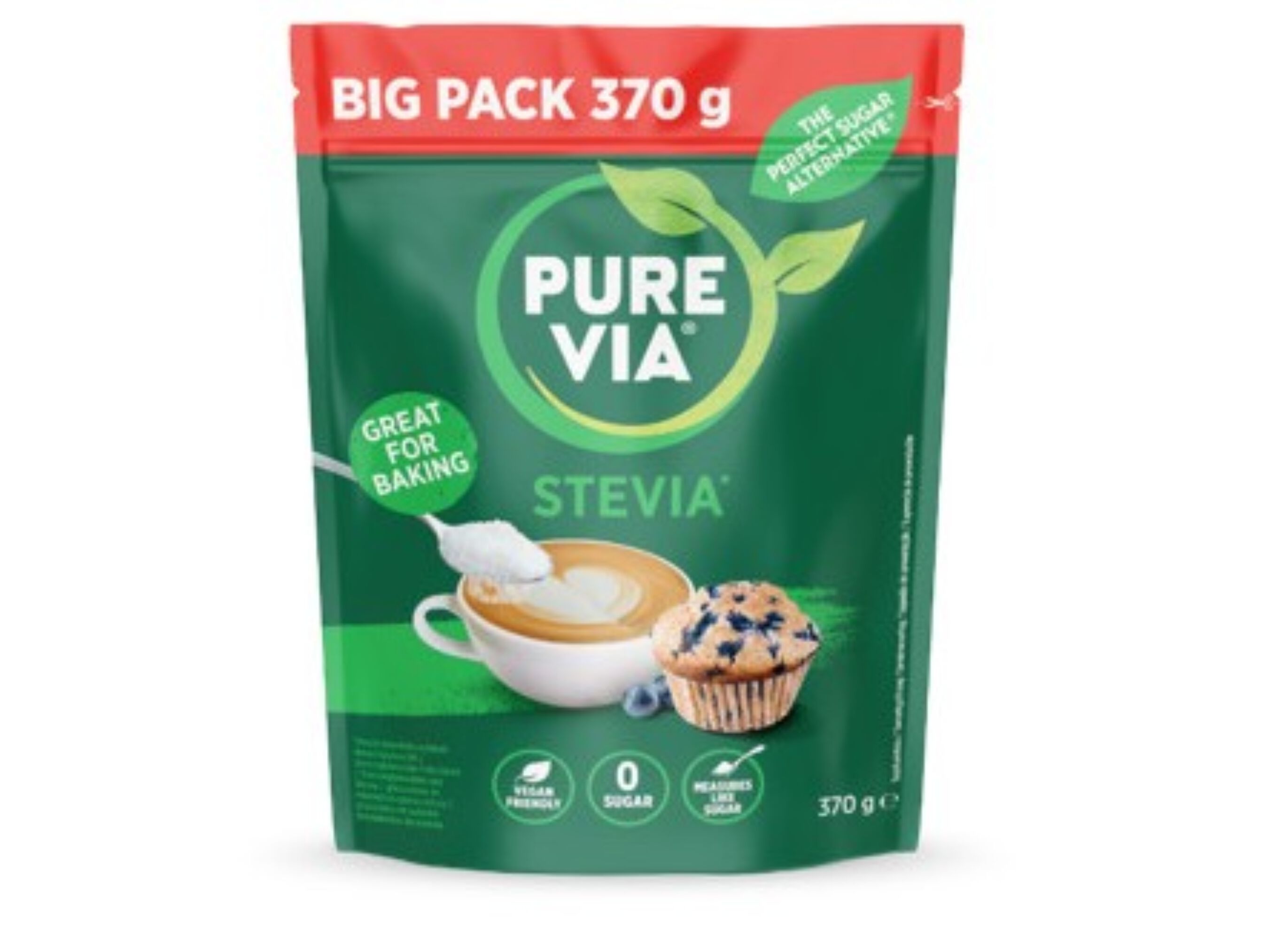 ADO&Ccedil;ANTE NATURAL PURE VIA STEVIA 370G image number 1