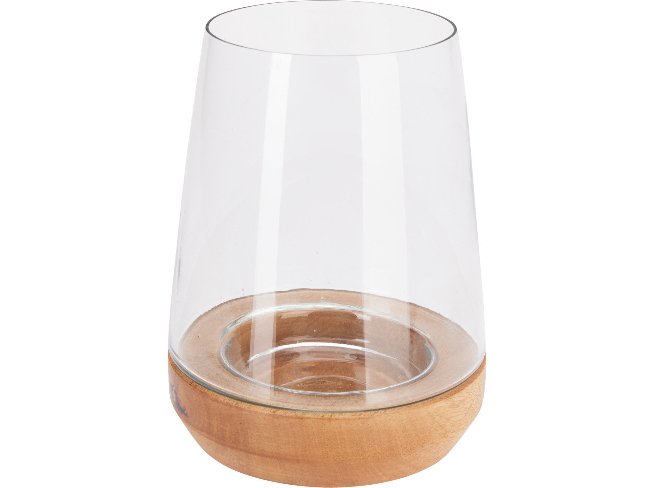 SUPORTE TEALIGHT VIDRO 15X15X19.5CM image number 1