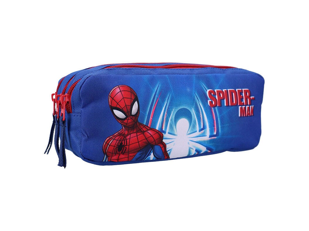 ESTOJO SPIDERMAN 3 COMPARTIMENTOS 9X22X9 CM