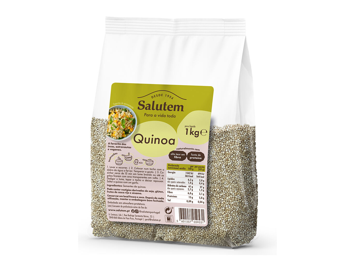 QUINOA SALUTEM 1KG image number 0