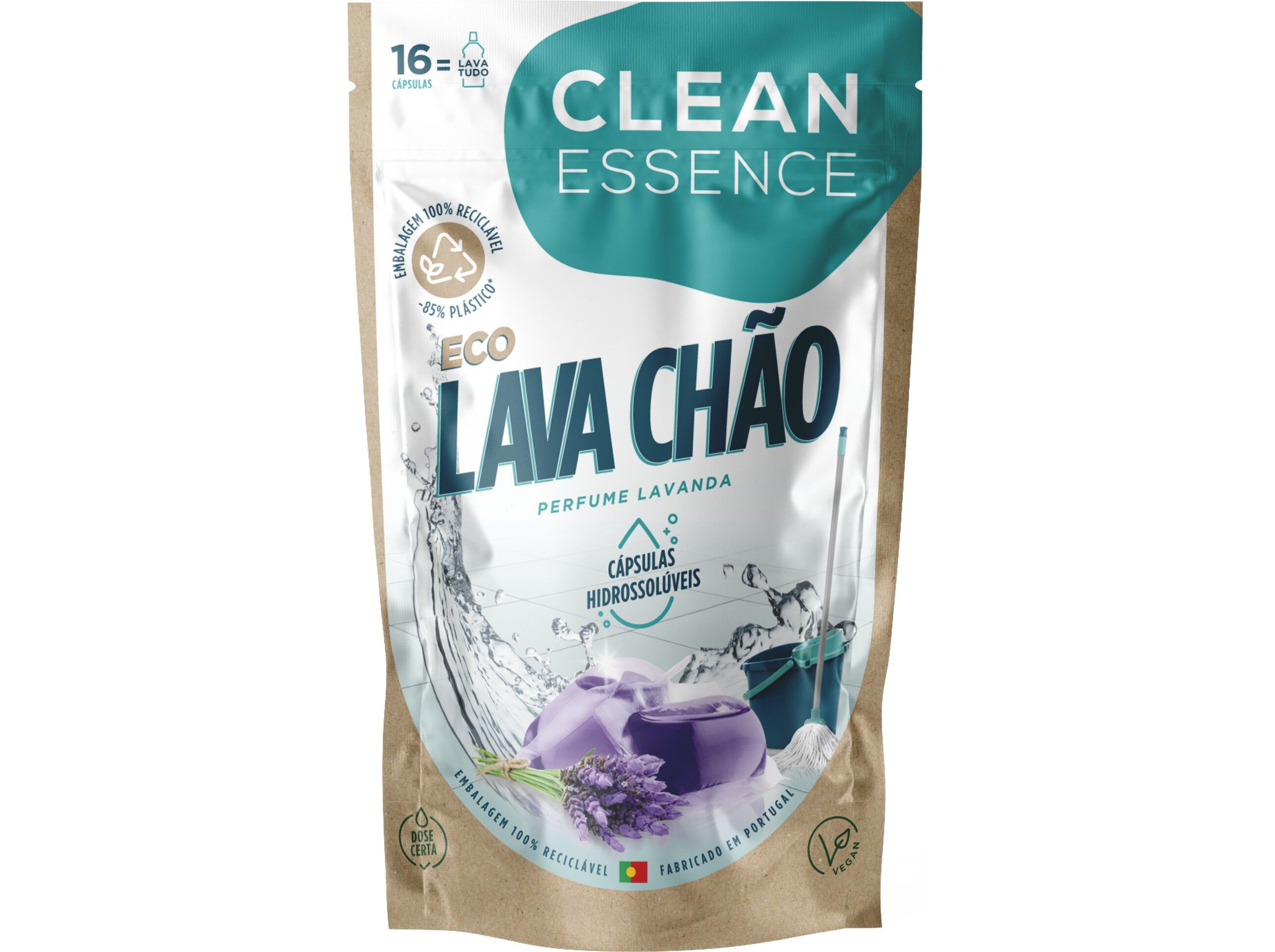 LAVA CH&Atilde;O CLEAN ESSENCE LAVANDA 16UN image number 1