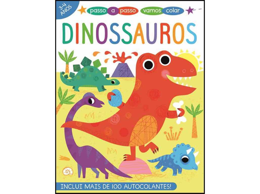 LIVRO PASSO A PASSO VAMOS DINOSSAUROS image number 0