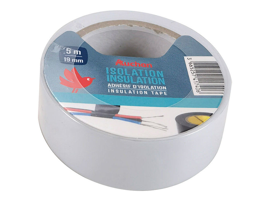 FITA ISOLADORA AUCHAN BRANCA 5MX19MM