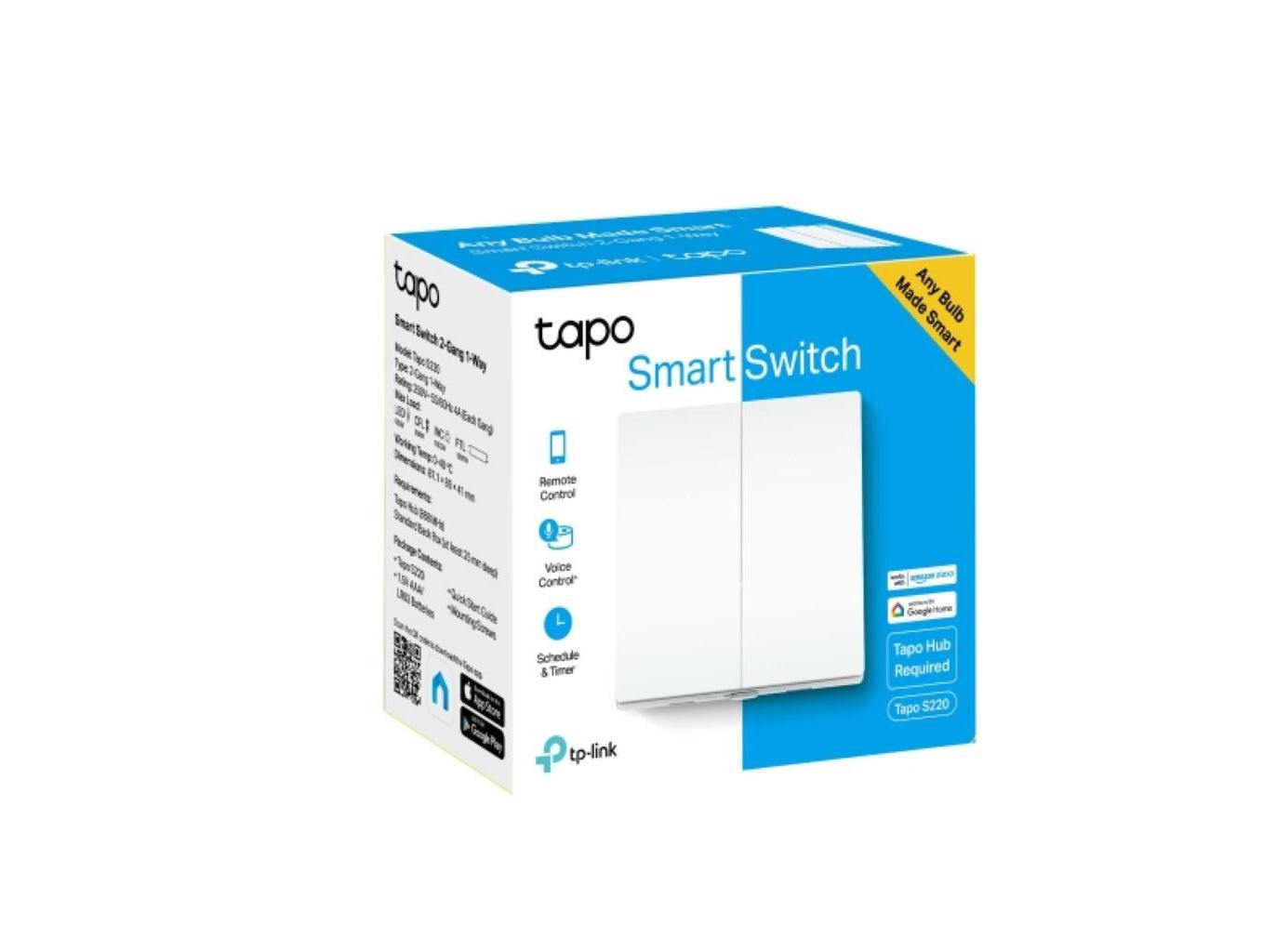 INTERRUPTOR INTELIGENTE TP-LINK TAPO S220 BRANCO image number 1