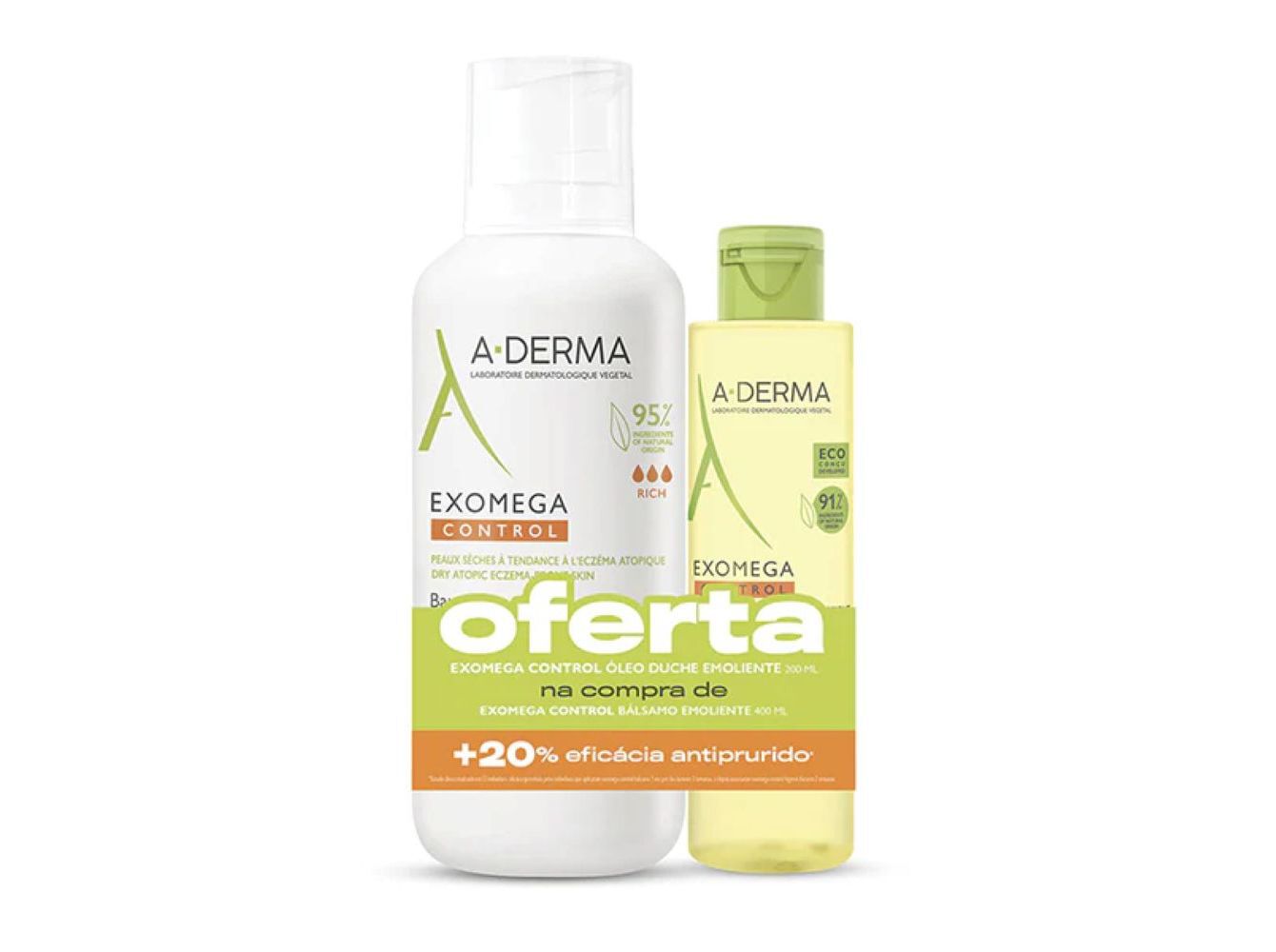 B&Aacute;LSAMO A-DERMA EXOMEGA CONTROL 400ML +200ML image number 0