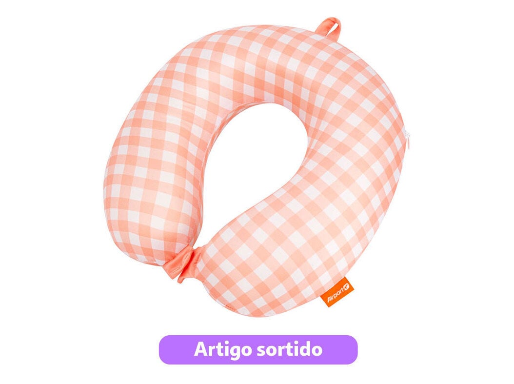 ALMOFADA VIAGEM AIRPORT 30X29X9CM MODELOS SORTIDOS