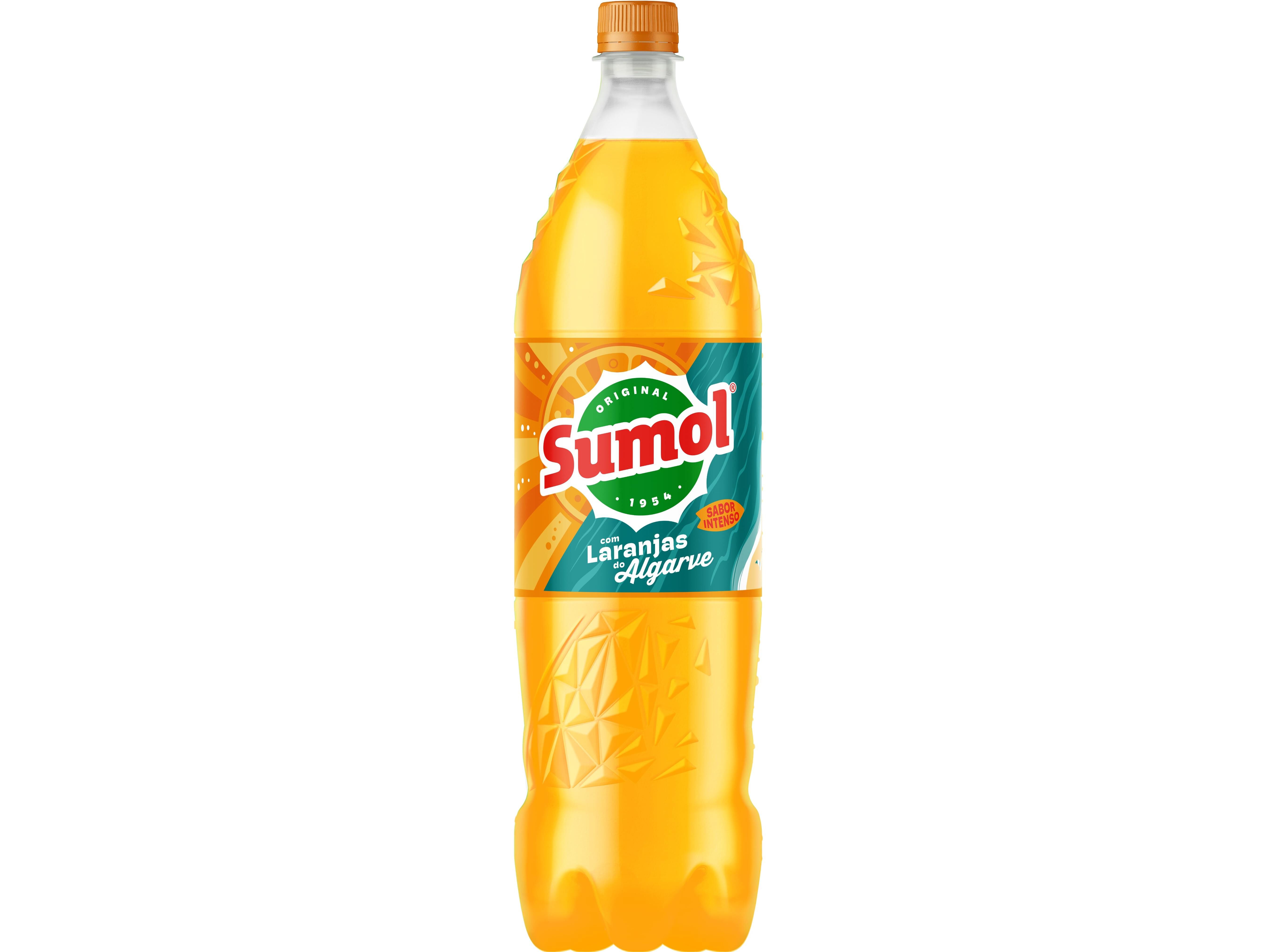 REFRIGERANTE SUMOL COM G&Aacute;S LARANJAS DO ALGARVE 1.5L