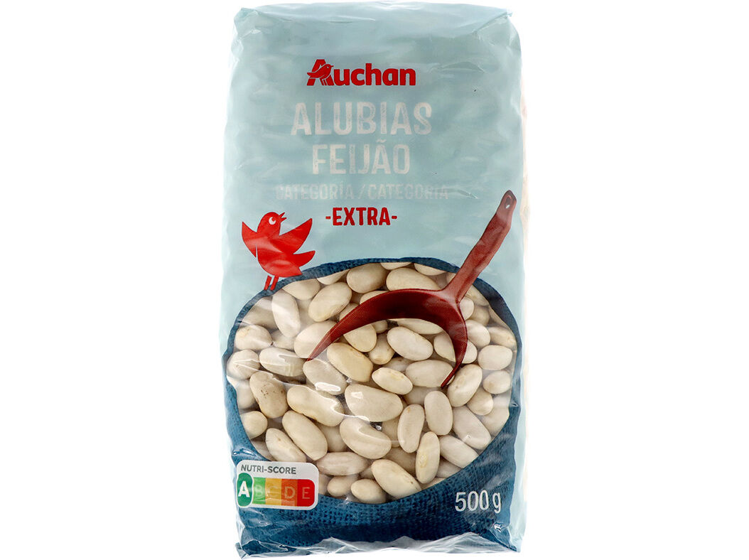 FEIJ&Atilde;O AUCHAN BRANCO SECO FIDALGO 500G