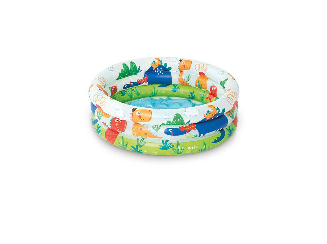 PISCINA INFANTIL INSUFL&Aacute;VEL COM 3 ANEIS 61X22CM