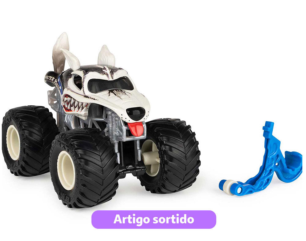 VE&Iacute;CULOS 1:64 MONSTER JAM MODELOS SORTIDOS image number 13