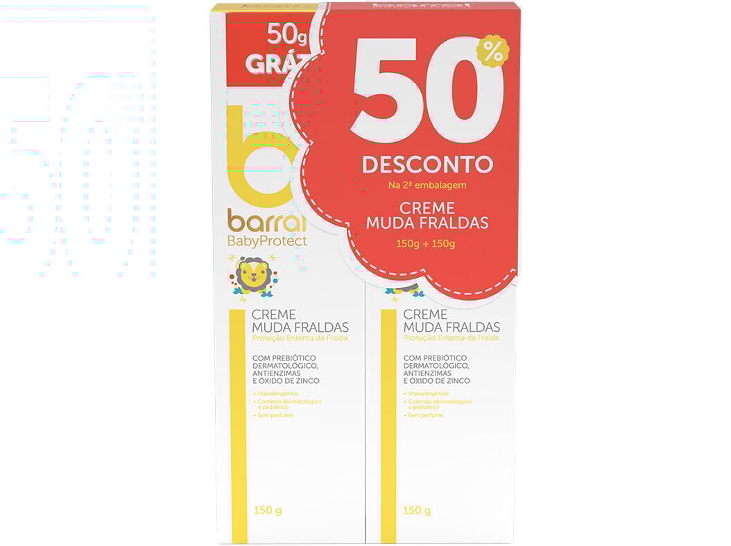 CREME BARRAL MUDA FRALDAS 2X150G