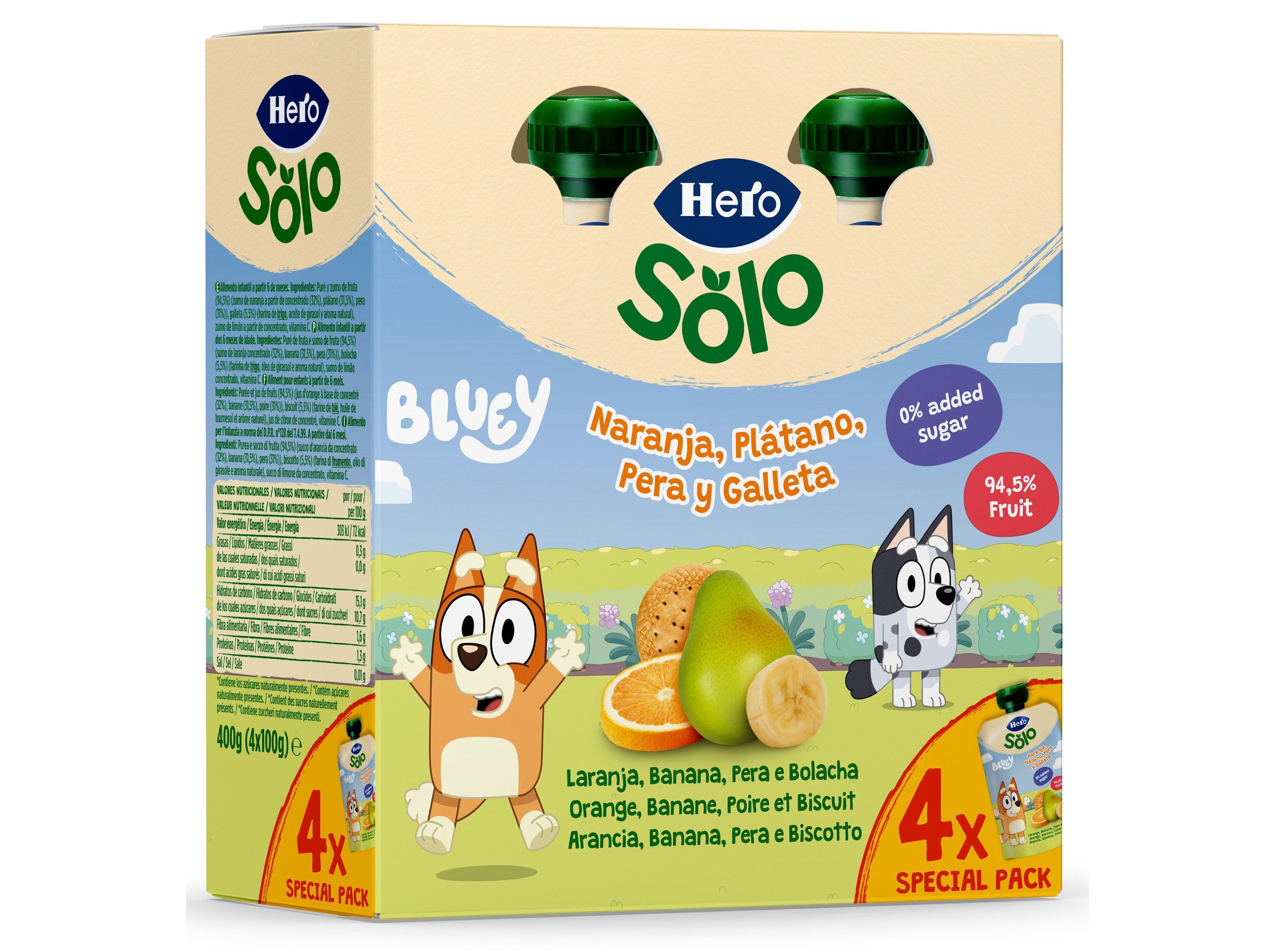 SAQUETA FRUTA HERO BLUEY LARANBANP&Ecirc;RABOLAC 4 UN image number 1