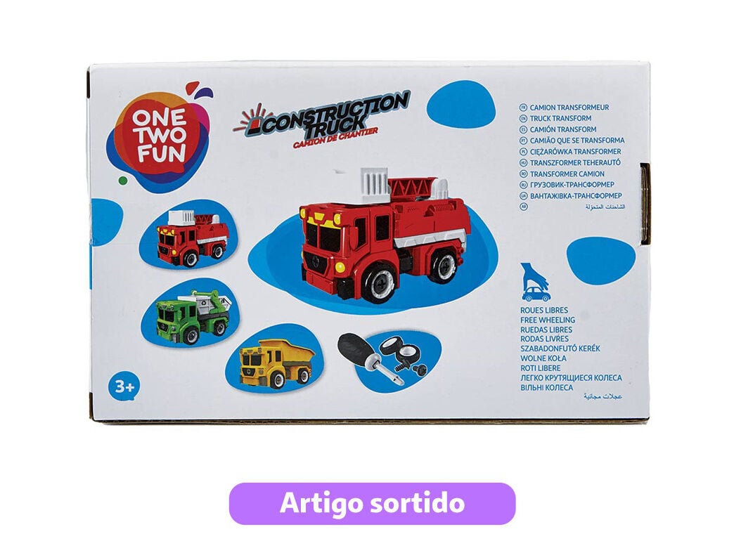 CAMI&Atilde;O ONE TWO FUN 14X7.5X8CM MODELOS SORTIDOS image number 3