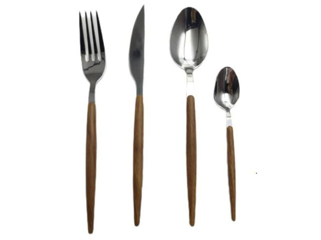 FAQUEIRO ACTUEL INOX+ABS 24 PE&Ccedil;AS