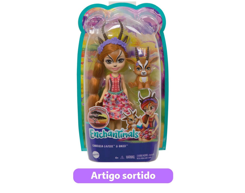 BONECA E AMIGO ENCHANTIMALS MODELOS SORTIDOS image number 0