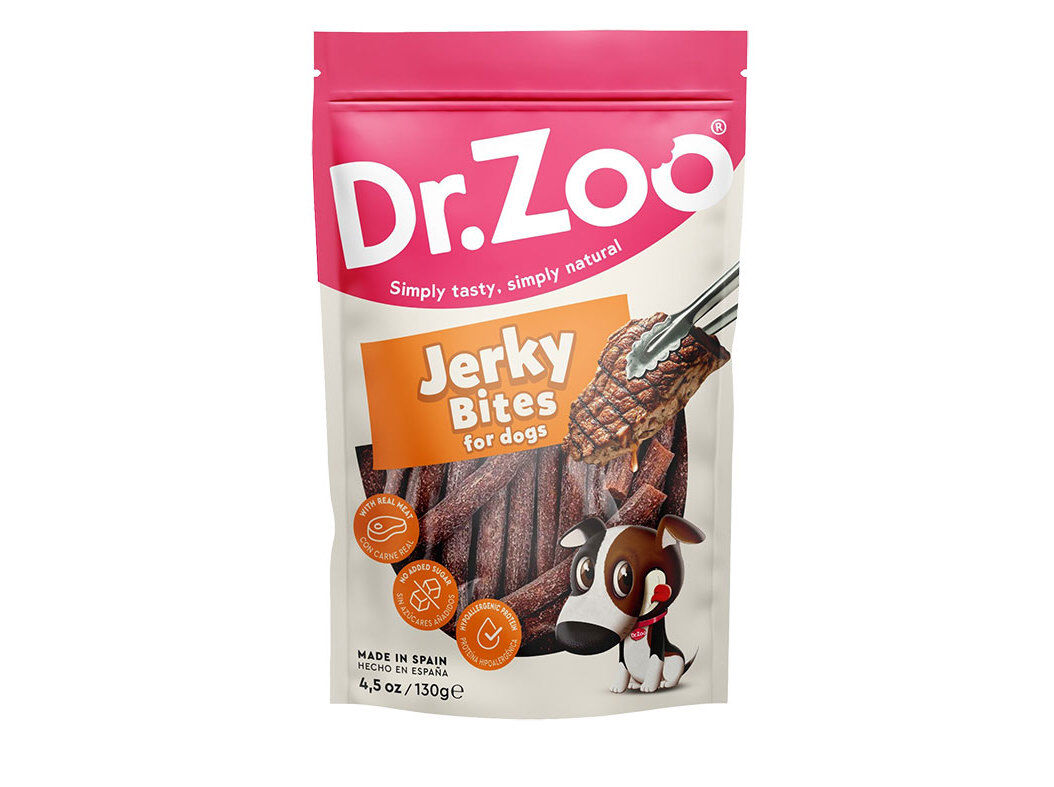 SNACK C&Atilde;O DR.ZOO JERKY BITES 130G image number 0